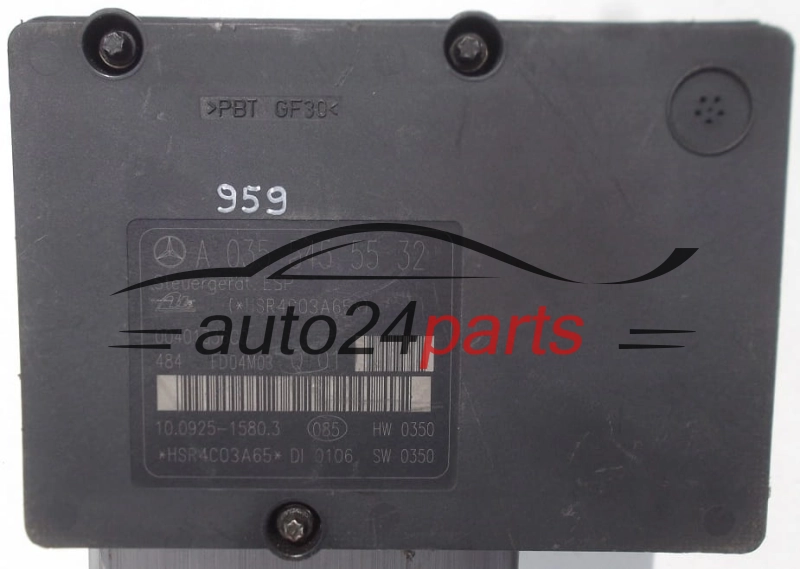 Pompa abs i sterownik MERCEDES BENZ A0054313612 10020404374 A0355455532 10092515803