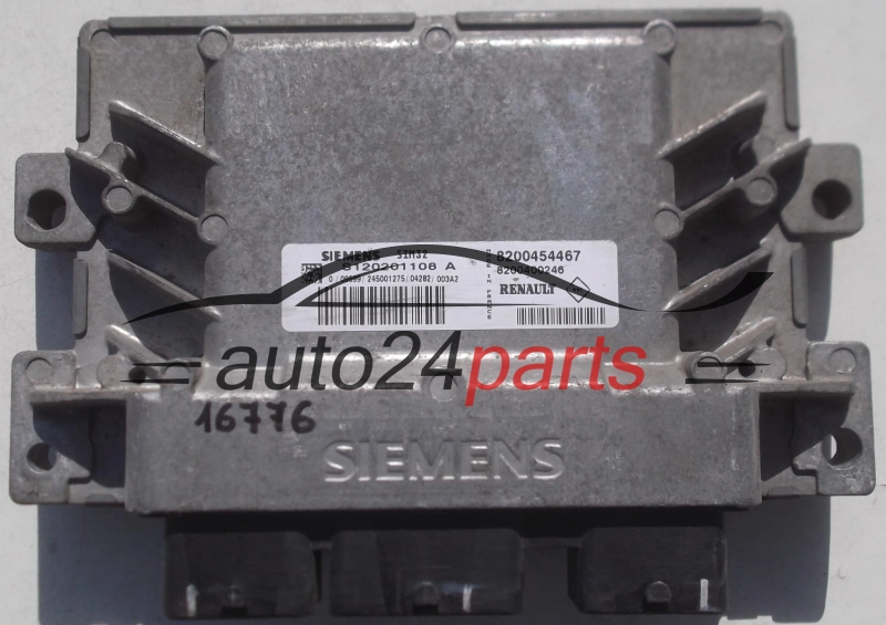 CENTRALINA DO MOTORE RENAULT CLIO SIEMENS S120201108 A, S120201108A, 8200454467, 8200400246, SIM32