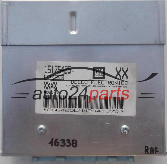 Μονάδα Ελέγχου Κινητήρα OPEL ASTRA F CORSA B GM 16176425