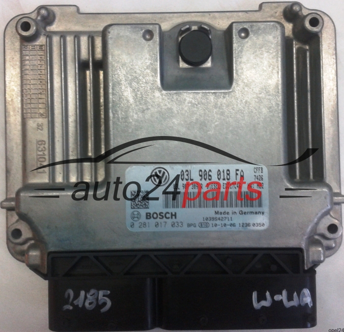 MOTORSTEUERGERÄT ECU STEUERGERÄT VW VOLKSWAGEN TIGUAN 2.0 TDI 03L906018FA