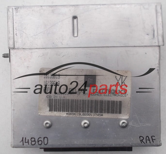 ECU CENTRALITA DE MOTOR OPEL CORSA A DELCO 16139619 XK, 16139619XK, ASFU