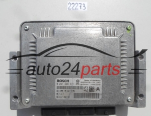 KOMPUTER STEROWNIK SILNIKA PEUGEOT, CITROEN, BOSCH 0 261 208 671, 0261208671, 96 612 490 80, 9661249080, ME7.4.7, ME747 - 22273