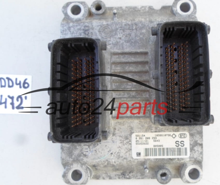 OPEL CORSA C 1.2 Z12XEP BOSCH 0 261 208 253, 0261208253, GM 55352622 SS, 1039S10736 
