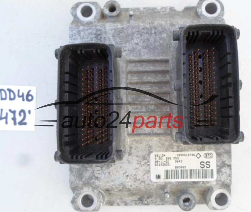 OPEL CORSA C 1.2 Z12XEP BOSCH 0 261 208 253, 0261208253, GM 55352622 SS, 1039S10736 