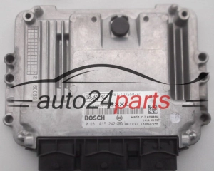 Μονάδα Ελέγχου Κινητήρα FORD FOCUS 1.6 TDCI BOSCH 0 281 015 242, 0281015242, FoMoCo 8M51-12A650-XC, 8M5112A650XC, 8XXC 