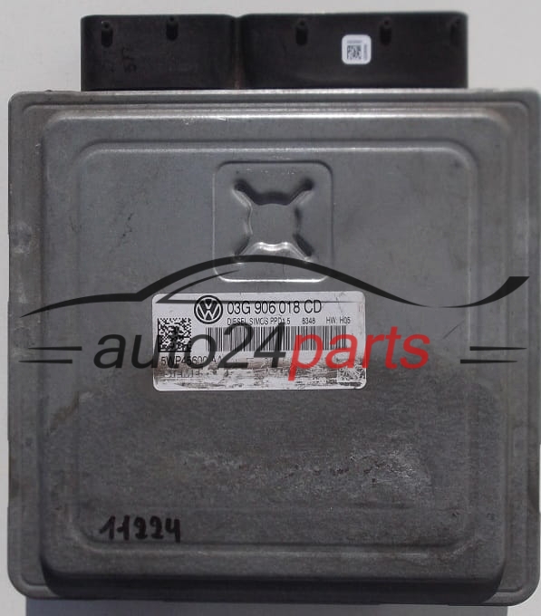 MOTORSTEUERGERÄT ECU STEUERGERÄT  VOLKSWAGEN PASSAT 2.0 TDI SIEMENS VDO 5WP45600 AA,  03G 906 018 CD