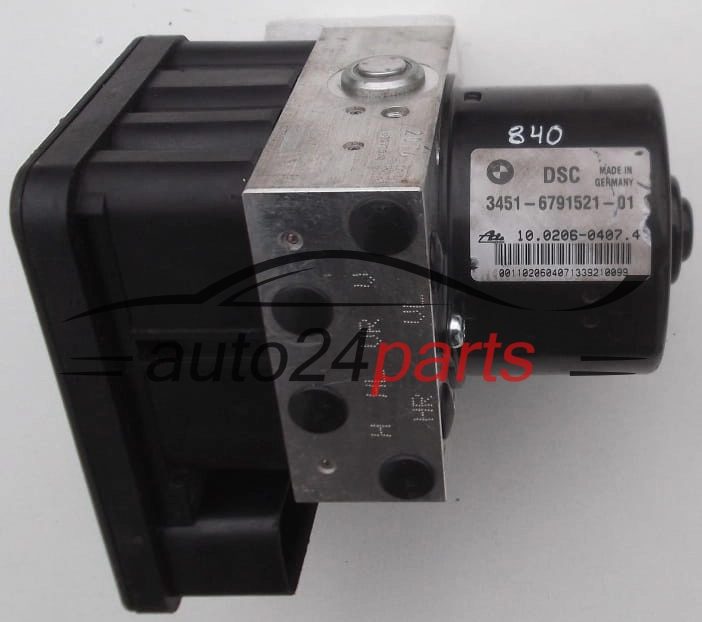 POMPE HYDRAULIQUE ET CALCULATEUR d'ABS BMW 3451-6791521-01,  ATE 10.0206-0407.4