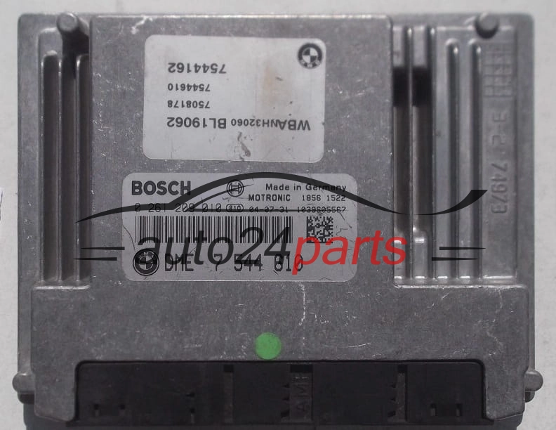 CALCULATEUR MOTEUR BMW E65 E66 645 BOSCH 0 261 209 010,  DME 7 544 610