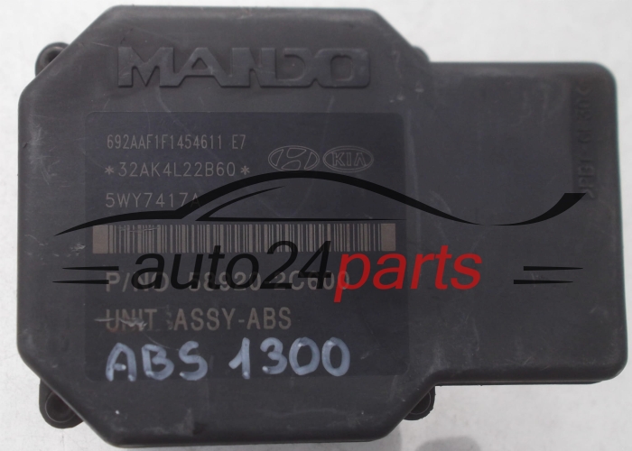 Aντλία ABS HYUNDAI KIA COUPE TIBURON  58920-2C600, 589202C600, MANDO BH60106900, 5WY7417A