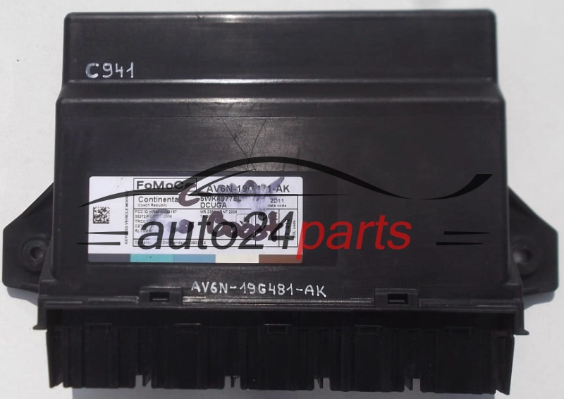 CONTINENTAL 5WK49778L, FoMoCo AV6N-19G481-AK, AV6N19G481AK