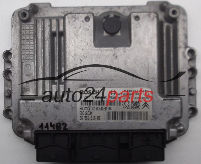 CALCULATEUR MOTEUR CITROEN XSARA PICASSO 1.6 HDI BOSCH 0 281 012 468, 0281012468, 96 561 616 80, 9656161680