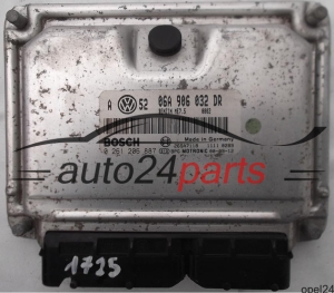 MOTORSTEUERGERÄT ECU STEUERGERÄT VW VOLKSWAGEN GOLF BORA 1.8T 06A906032DR BOSCH 0261206887