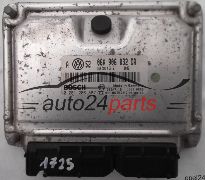 MOTORSTEUERGERÄT ECU STEUERGERÄT VW VOLKSWAGEN GOLF BORA 1.8T 06A906032DR BOSCH 0261206887