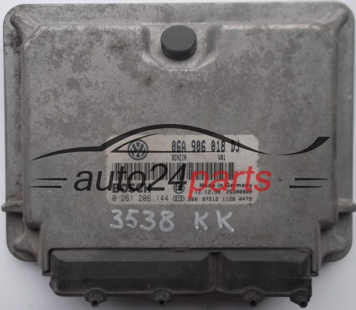 ECU CENTRALITA DE MOTOR SKODA OCTAVIA 1.8 20V 06A906018DJ, 06A 906 018 DJ, BOSCH 0261206144, 0 261 206 144 BENZIN V01 26SA0000