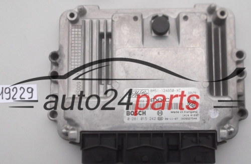 KOMPUTER STEROWNIK SILNIKA FORD FOCUS 1.6 TDCI BOSCH 0 281 015 242,  FoMoCo 8M51-12A650-XC