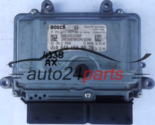 ECU CENTRALITA DE MOTOR MERCEDES W169 A200 2.0 CDI A6401500879