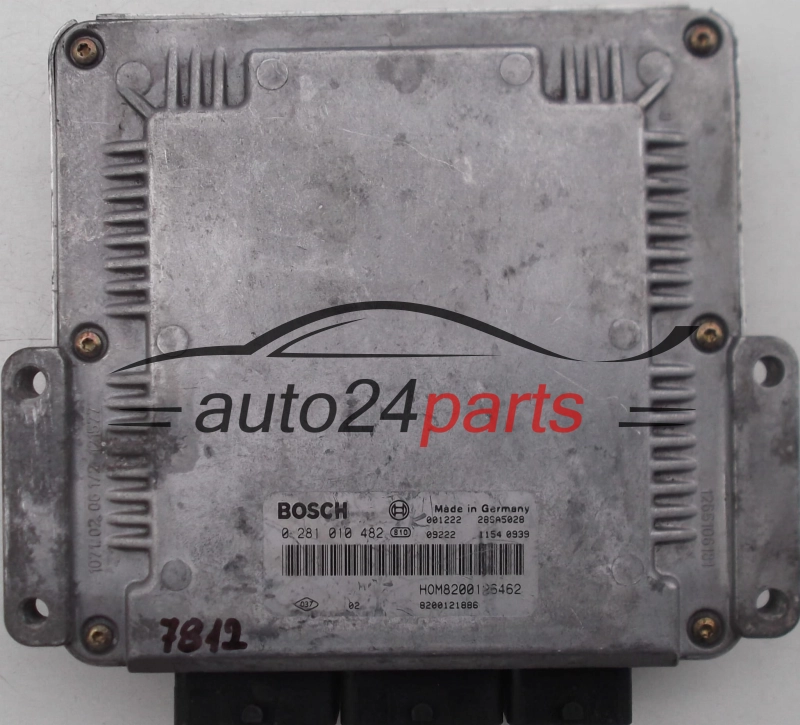 KOMPUTER STEROWNIK SILNIKA RENAULT LAGUNA F9Q BOSCH 0281010482 / 0 281 010 482 / HOM8200126462