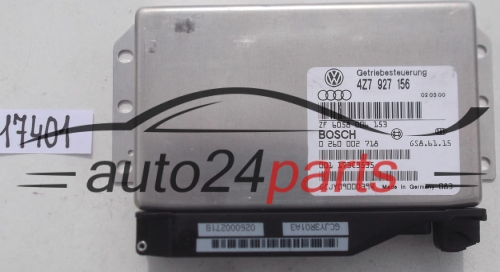 STEROWNIK SKRZYNI AUTOMATYCZNEJ AUDI A6 ALLROAD 2.7 T BOSCH 0 260 002 718, 0260002718, 4Z7 927 156