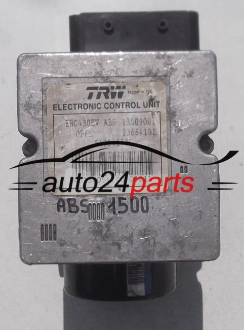 ABS HYDRAULIK-AGGREGAT MIT STEUERGERAET  VECTRA C SIGNUM GM 09191495, TRW 13664101, 13664101, 13509001, 54084673C