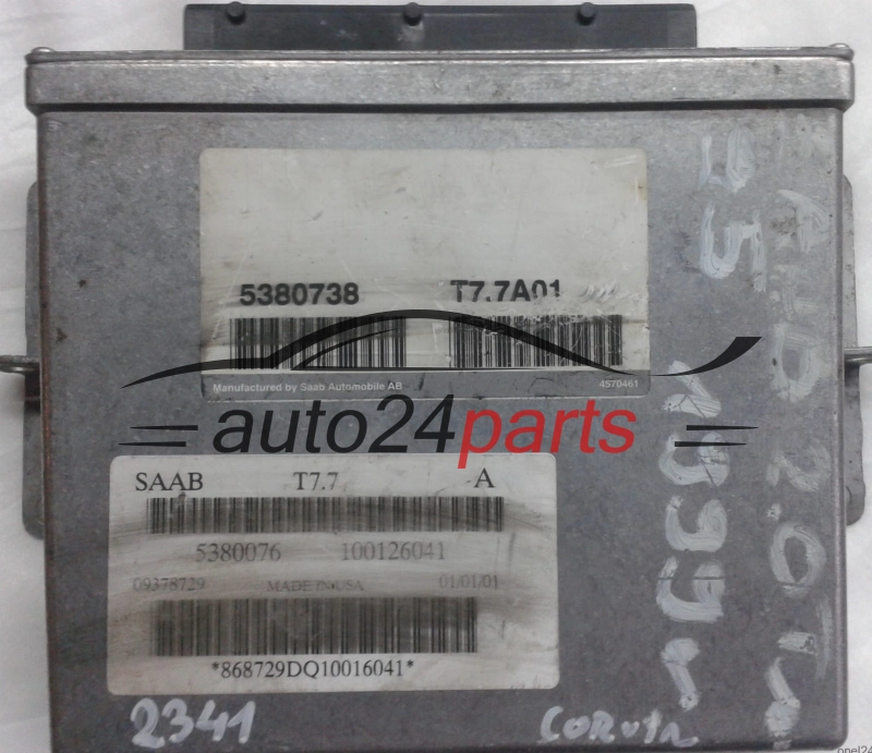 UCE CENTRALITA DE MOTOR SAAB 9-5 2.0 5380738 5380076 09378729 9378729 T7.7A01 