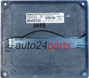 Μονάδα Ελέγχου Κινητήρα FORD FIESTA 1.3 SIEMENS SIM210 S120977013 C, S120977013C, 4S6112A650SB, 4S61-12A650-SB 6BHB