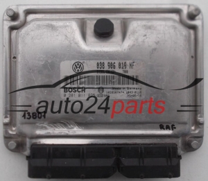 KOMPUTER STEROWNIK SILNIKA SKODA FABIA 1.9 TDI BOSCH 0281011825, 0 281 011 825, 038906019NF, 038 906 019 NF - 