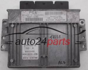 MOTORSTEUERGERÄT ECU STEUERGERAT CITROEN XSARA PICASSO 1.8 SAGEM 21584095-3,  9649110080, 9644674580