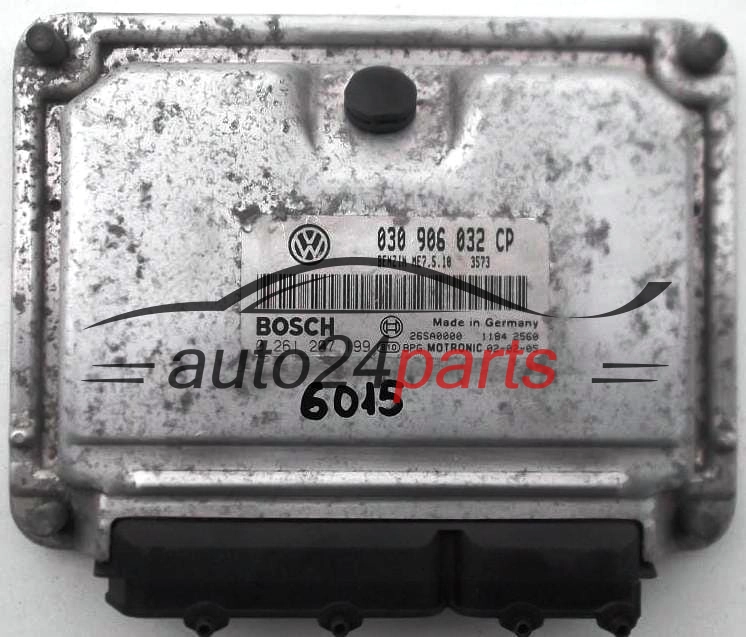 CENTRALINA DO MOTORE VW VOLKSWAGEN LUPO 1.0 AUC 030906032CP, 030 906 032 CP, BOSCH 0261207199, 0 261 207 199, BENZIN ME7.5.10 4702, 1039S01131