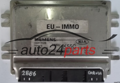 MOTORSTEUERGERÄT ECU STEUERGERÄT KIA CARNIVAL SEDONA 2.5 SIEMENS 5WY1102B SIMK62 K55C 18 881