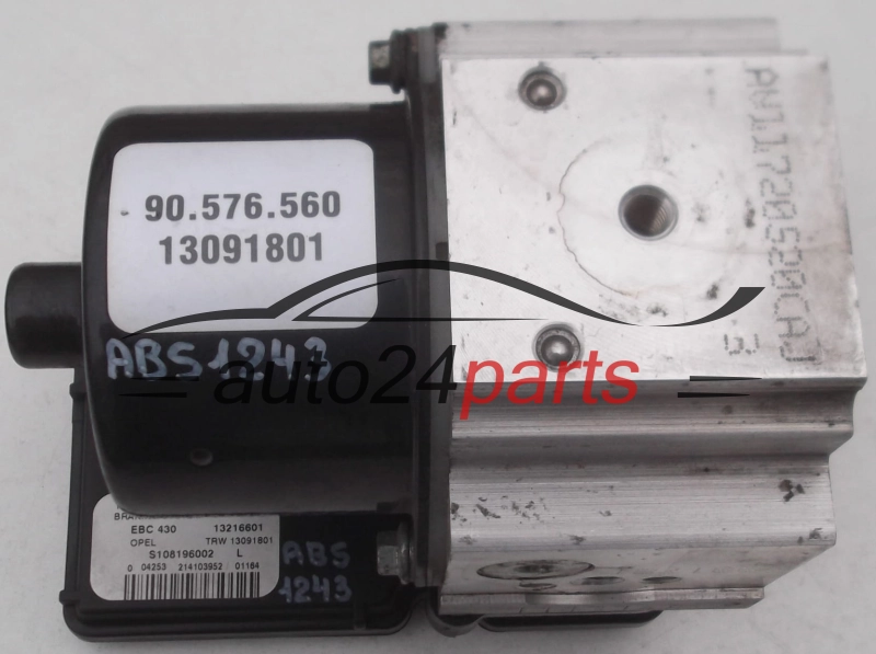 ABS HYDRAULIK-AGGREGAT MIT STEUERGERAET OPEL VECTRA B 90.576.560, 90576560 EBC 430 13216601, TRW 13091801, S108196002 L, S108196002L