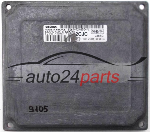 CENTRALINA MOTORE FORD FIESTA SIEMENS S120977315 C, S120977315C, FoMoCo 6S61-12A650-FC, 6S6112A650FC, 2CJC