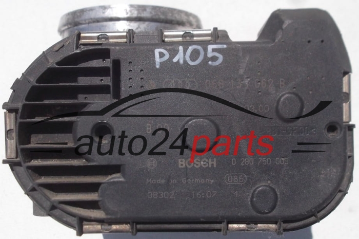 CUERPO DE MARIPOSA AUDI VOLKSWAGEN BOSCH 0280750009,  06B133062B