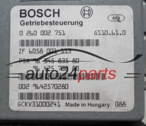 Ecu Automatic Gearbox CITROEN PEUGEOT BOSCH 0260002751, 96 345 835 80