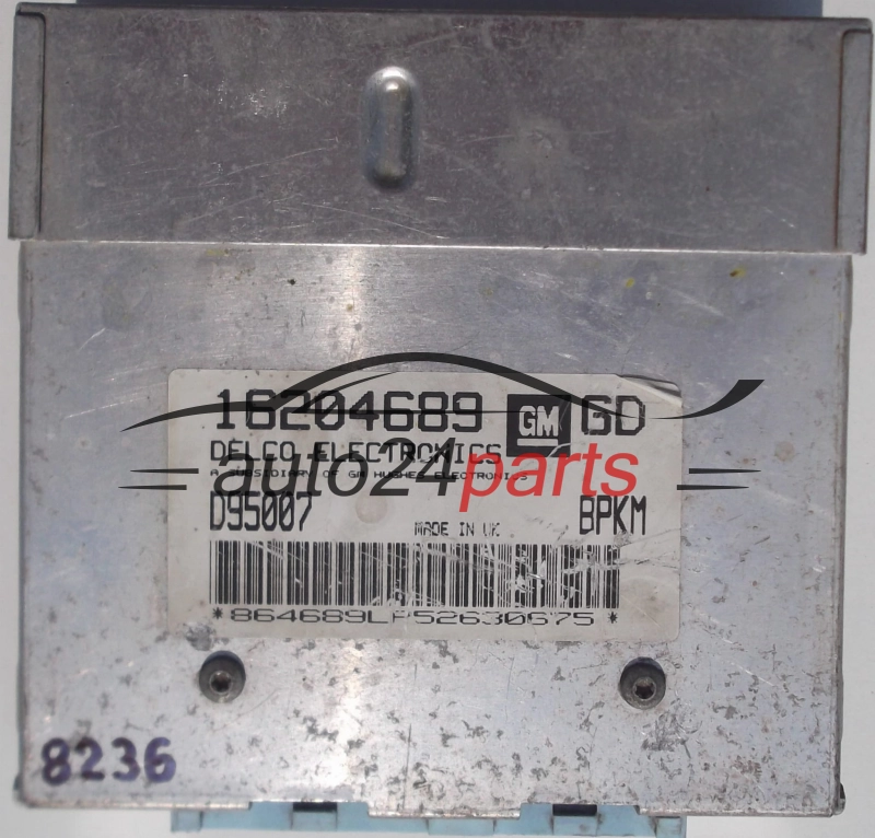 CENTRALINA MOTORE OPEL CORSA 1.2, DELCO 16204689 GD, 16204689GD, D95007, BPKM