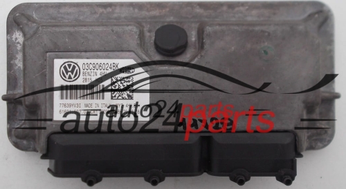 ECU CENTRALITA DE MOTOR VOLKSWAGEN SEAT IBIZA 1.4 MAGNETI MARELLI MY2 4HV.BK, MY24HVBK, 03C 906 024 BK, 03C906024BK, 03C 906 024 BH, 03C906024BH, 61601.502.03, 6160150203