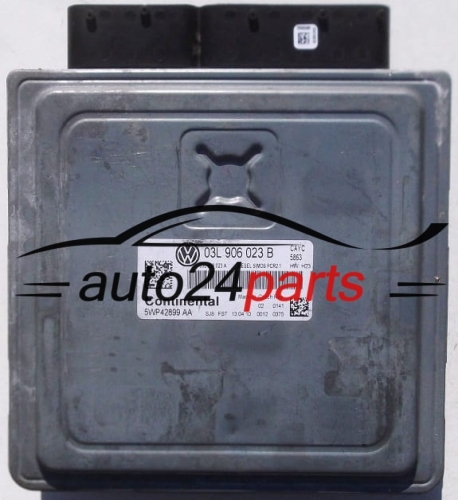 MOTORSTEUERGERÄT ECU STEUERGERÄT VW VOLKSWAGEN GOLF 1.6 TDI CONTINENTAL 5WP42899 AA, 03L906023B, 03L906023A