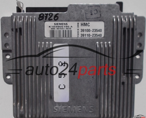 ECU ENGINE CONTROLLER HYUNDAI COUPE 2.0 SIEMENS K103955165 A, K103955165A, 103955165, 39100-23540, 3910023540, 39110-23540, 3911023540