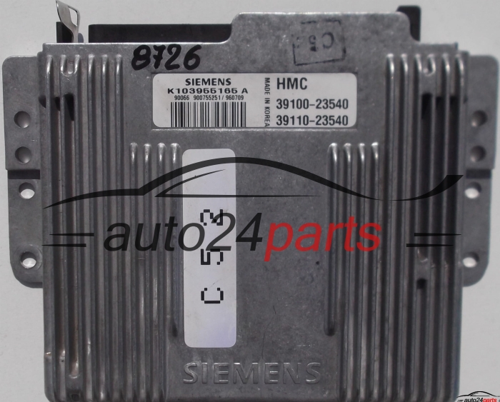 ECU ENGINE CONTROLLER HYUNDAI COUPE 2.0 SIEMENS K103955165 A, K103955165A, 103955165, 39100-23540, 3910023540, 39110-23540, 3911023540