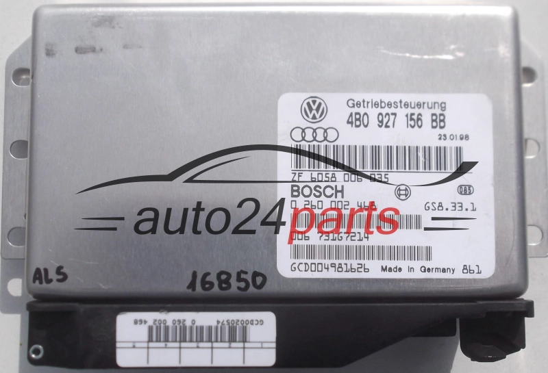 BOITE DE VITESSES AUTOMATIQUE AUDI A6 2.4 BOSCH 0 260 002 468