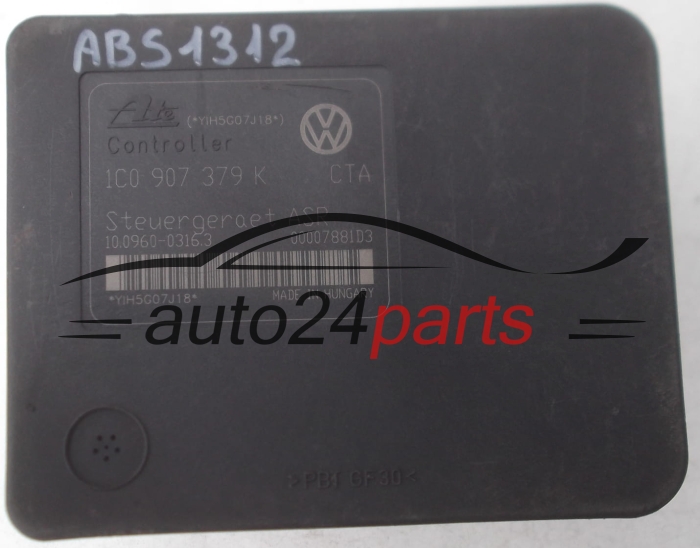 Aντλία ABS AUDI VOLKSWAGEN SEAT SKODA 1J0 614 417 D, 1J0614417D, ATE 10.0206-0038.4,  1C0 907 379 K, 1C0907379K, ATE 10.0960-0316.3, 10096003163