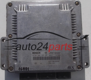 CENTRALINA DO MOTORE RENAULT ESPACE 2.2 DCI BOSCH 0 281 001 999, 0281001999, HOM7700104407, 7700104407, 7700114854