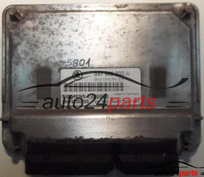CENTRALINA DO MOTORE SKODA FABIA 1.4 MPI AME 047906033A, SIEMENS 5WP43302 05