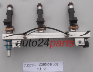 WTRYSK WTRYSKIWACZ PALIWA BENZYNA OPEL  Z10XEP BOSCH 0 280 158 501