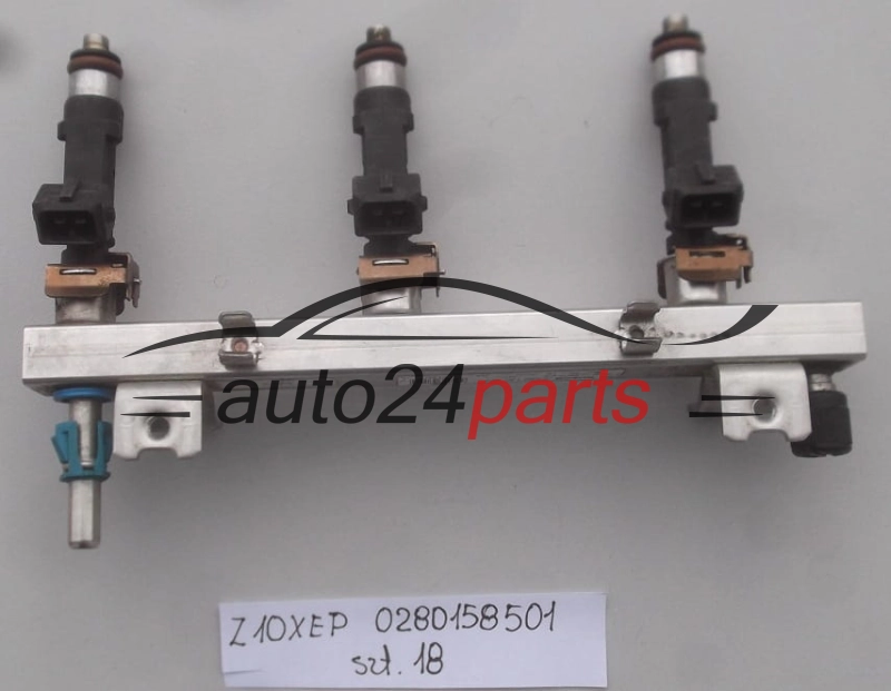 WTRYSK WTRYSKIWACZ PALIWA BENZYNA OPEL  Z10XEP BOSCH 0 280 158 501