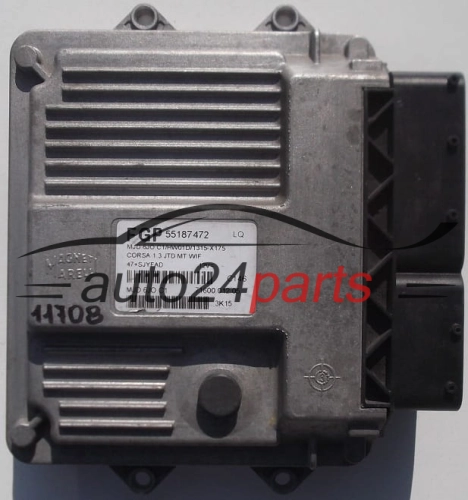 CENTRALINA MOTORE OPEL CORSA 1.3 CDTI MAGNETI MARELLI MJD 6JO.C1, MJD6JOC1, MJD6J0C1, FGP 55187472 LQ, 71600.012.05, 7160001205