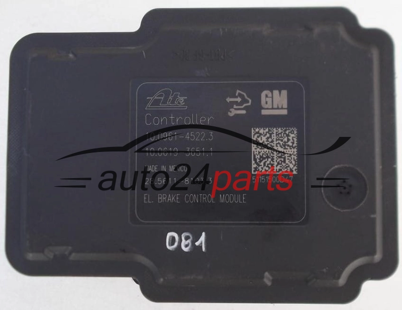 ABS PUMP OPEL ASTRA GM 13356789 ACB, ATE 10.0212-0663.4, 10021206634, 10.0961-4522.3, 10096145223, 10.0619-3651.1, 10061936511, 28.5611-8103.3, 28561181033