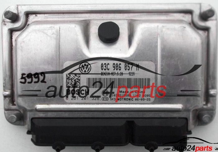 CENTRALINA DO MOTORE SKODA 1.6 BOSCH 0261201328, 03C906057M