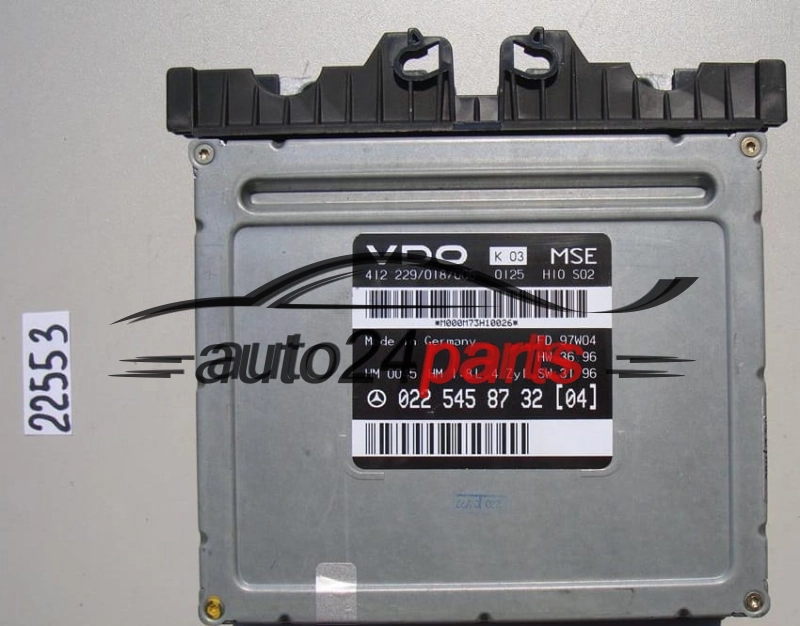 MERCEDES W202 C180 1.8 A0225458732, 0225458732, 022 545 87 32, 412.229018006, 412229018006