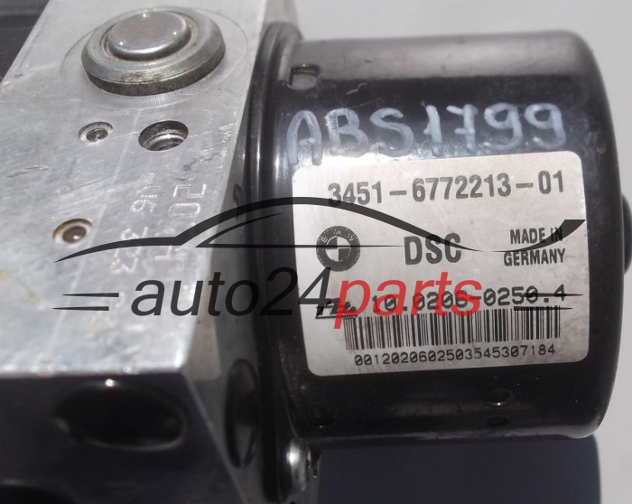 BOMBA HIDRAULICA Y CENTRALITA ABS BMW 3451-6772213-01, ATE 10.0206-0250.4,  3452 6772214-01,  10.0960-0830.3
