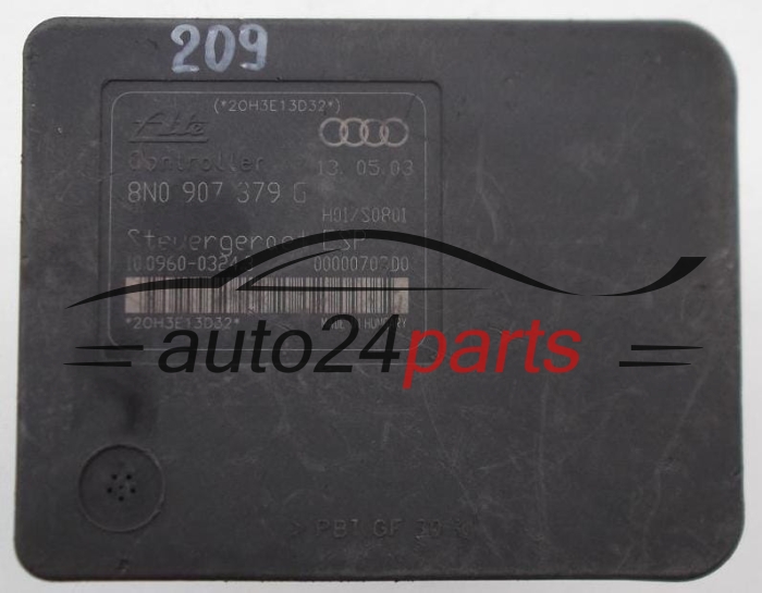 Pompe ABS et calculateur AUDI TT 8N0 614 517 D,  ATE 10.0206-0031.4